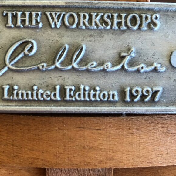 HENN Collector's Society 1997 Limited Edition Mini Shopper Fruitwood Bas… - Picture 9 of 14